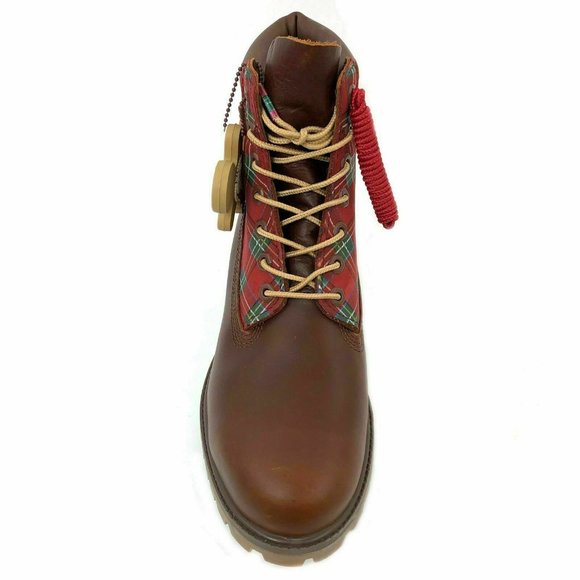 Timberland Women's Premium Brown Leather Boots A1U68 SIZE : 9.5 - Picture 7 of 11